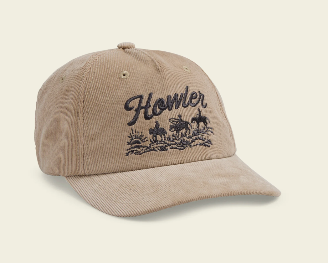 Howler Posse Hat- Khaki Corduroy